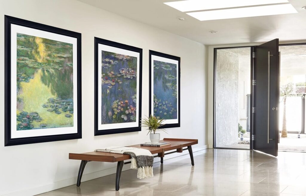 wall art ideas for blank hallways