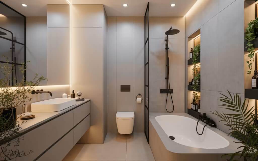 Modern Bathtub Decor Ideas